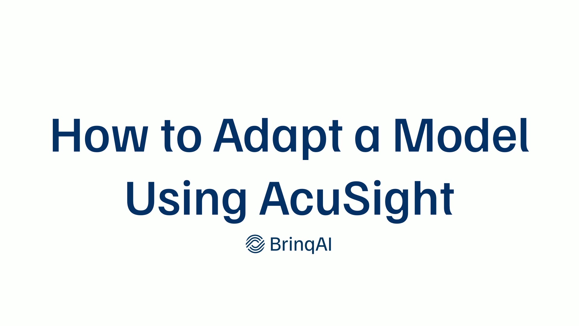 AcuSight scalability: adding new products to the line