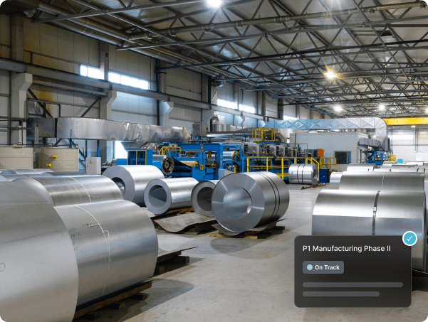 Manufacturing workflow optimized through AI-driven operational efficiency